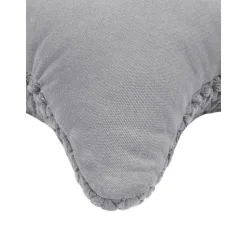 Cuscino A Maglia Grossa Color Grigio Chiaro Sparkle