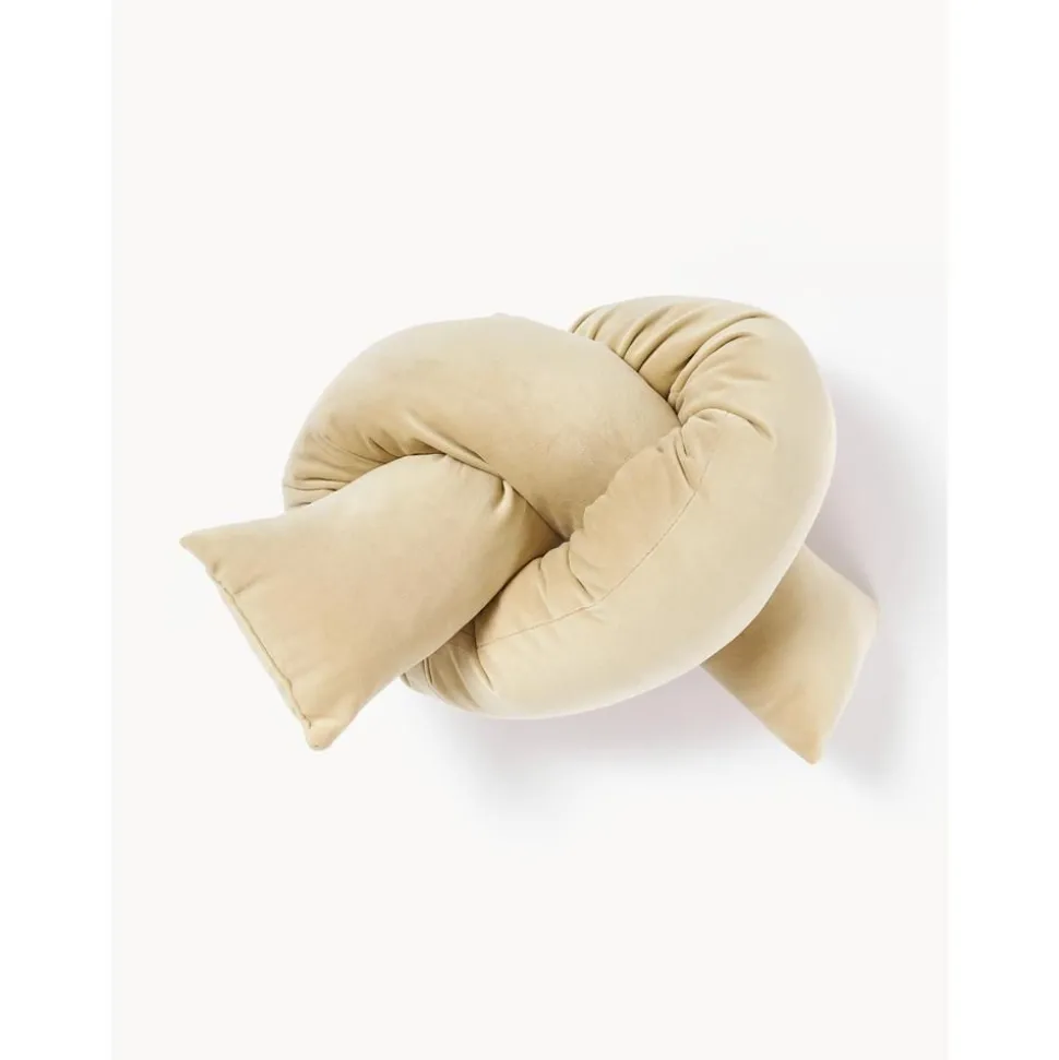 Cuscino Decorativo Imbottito In Velluto Knot