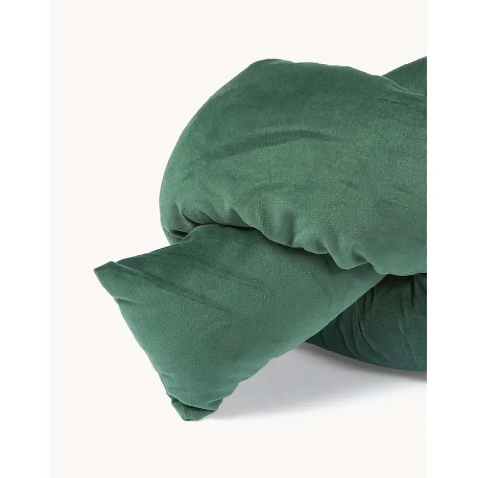 Cuscino Decorativo Imbottito In Velluto Knot