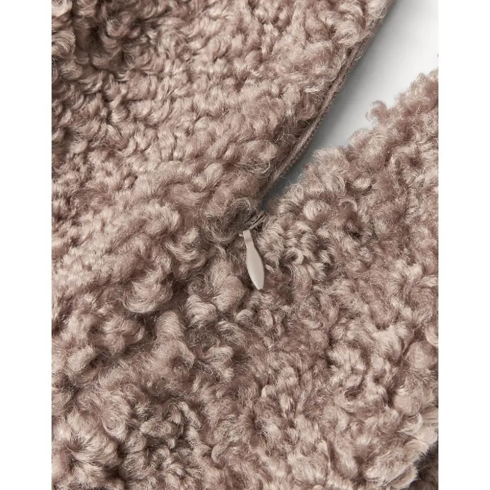 Cuscino Decorativo Rotondo In Tessuto Teddy Dotty