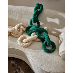 Cuscino In Teddy Chain