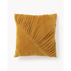 Cuscino In Velluto Con Balze Vada