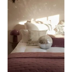 Cuscino Rotondo Con Paillettes Decorative Diva