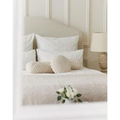 Cuscino Rotondo In Cotone All'Uncinetto Brielle