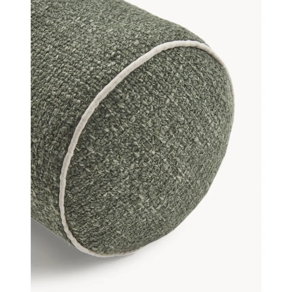 Cuscino Rullo In Boucle Con Bordino Aya