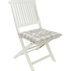 Cuscino Sedia In Cotone A Quadretti Milene