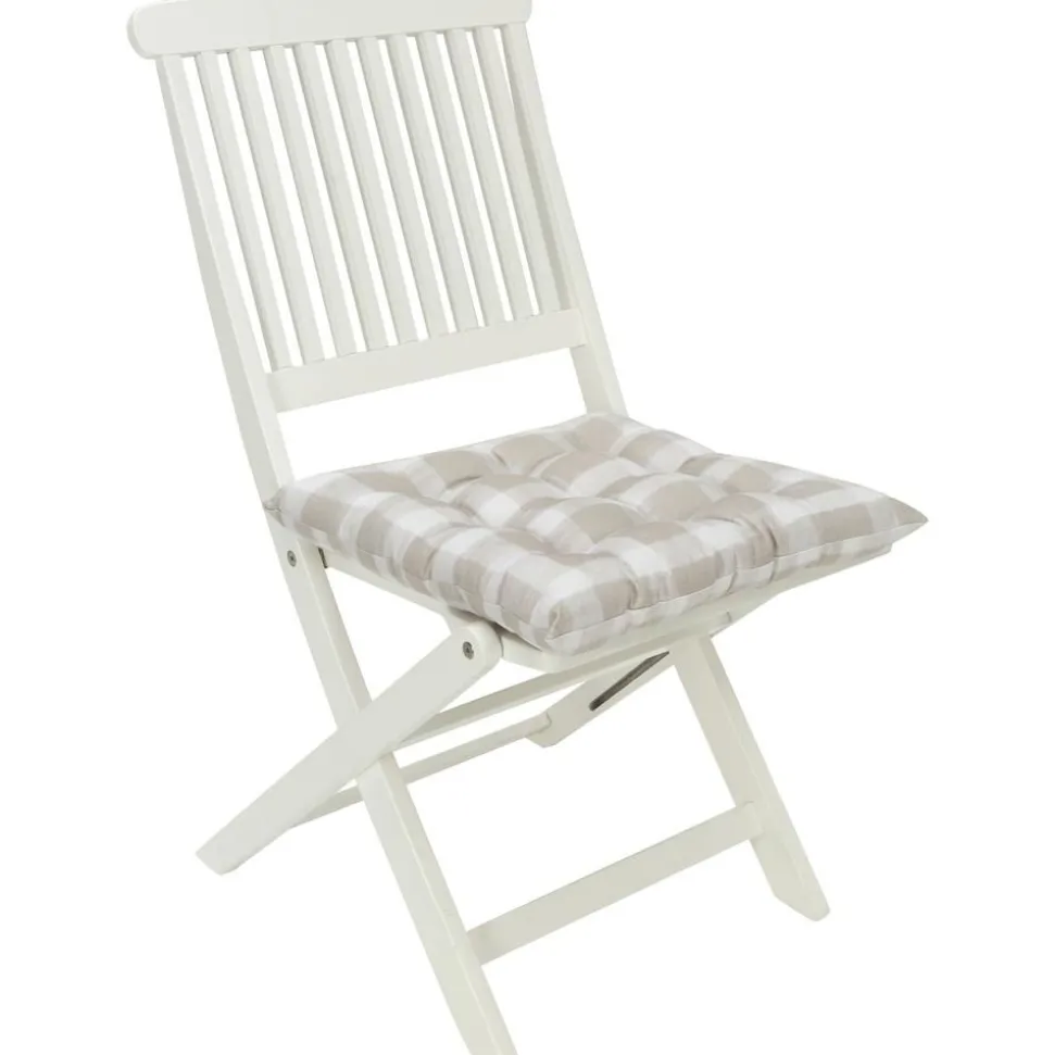 Cuscino Sedia In Cotone A Quadretti Milene