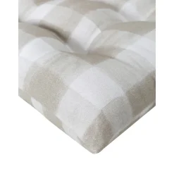 Cuscino Sedia In Cotone A Quadretti Milene