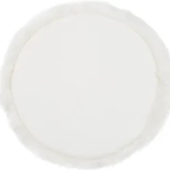 Cuscino Sedia Rotondo In Ecopelliccia Lisica Mathilde