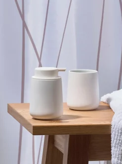 Dispenser Sapone In Maiolica Con Superficie Soft-Touch Ume