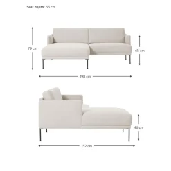 Divanetto Angolare Fluente