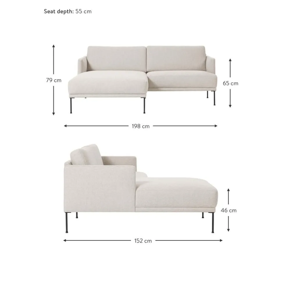 Divanetto Angolare Fluente