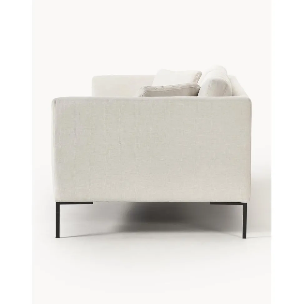 Divano 3 Posti Con Piedini In Metallo Emma