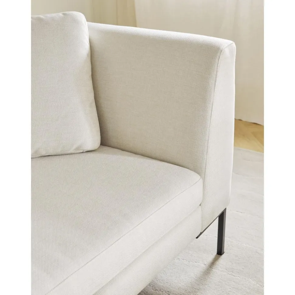 Divano 3 Posti Con Piedini In Metallo Emma