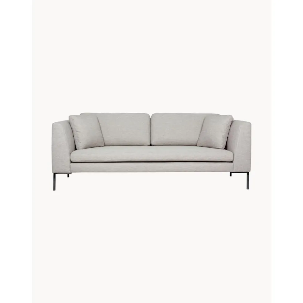 Divano 3 Posti Con Piedini In Metallo Emma