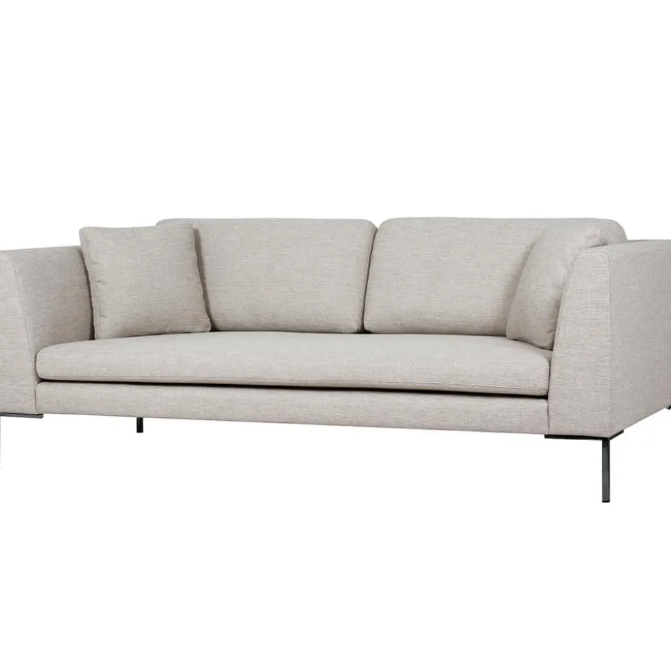 Divano 3 Posti Con Piedini In Metallo Emma