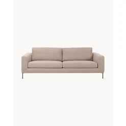 Divano 3 Posti Con Piedini In Metallo Cucita