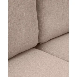 Divano 3 Posti Con Piedini In Metallo Cucita