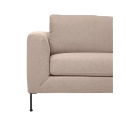 Divano 3 Posti Con Piedini In Metallo Cucita