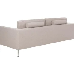 Divano 3 Posti Con Piedini In Metallo Cucita