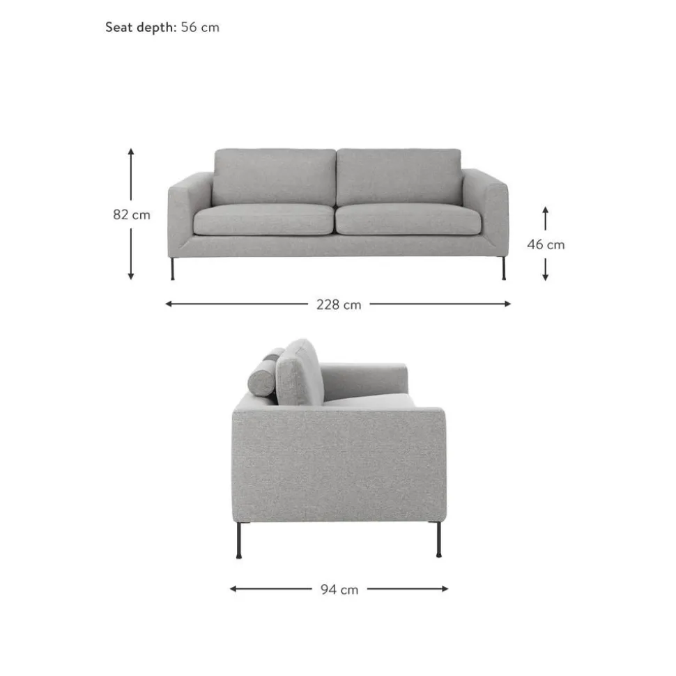 Divano 3 Posti Cucita