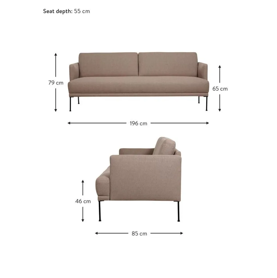 Divano 3 Posti Fluente