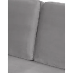 Divano 3 Posti In Velluto Fluente