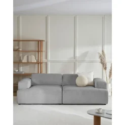 Divano 3 Posti In Velluto A Coste Melva