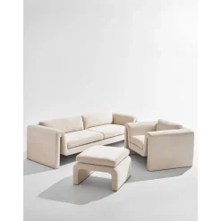 Divano 3 Posti In Velluto Mika