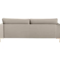 Divano 3 Posti In Velluto Luna