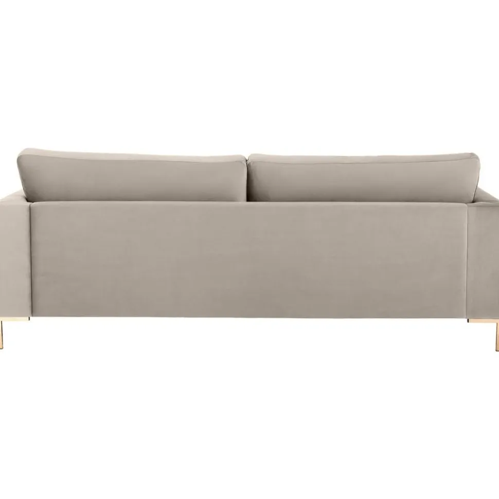 Divano 3 Posti In Velluto Luna