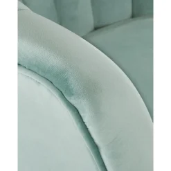 Divano 2 Posti In Velluto Con Piedini In Metallo Oyster