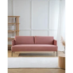 Divano 2 Posti In Velluto Fluente