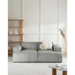 Divano 2 Posti In Velluto A Coste Melva