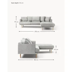 Divano Angolare 3 Posti Adrian