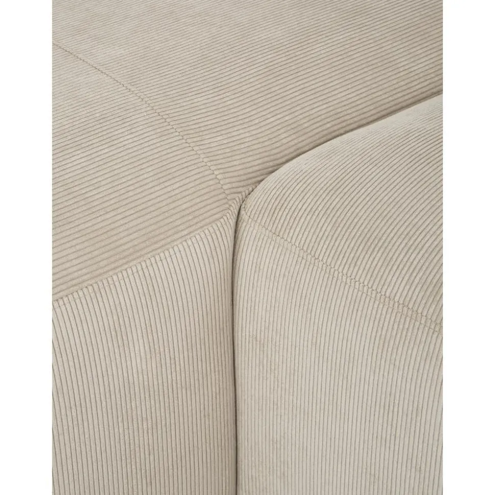 Divano Angolare 4 Posti In Velluto A Coste Melva