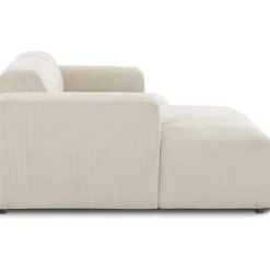 Divano Angolare 3 Posti In Velluto A Coste Melva