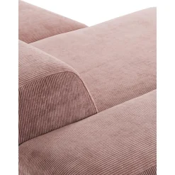 Divano Angolare 3 Posti In Velluto A Coste Melva