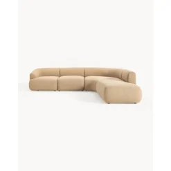 Divano Angolare Componibile 4 Posti In Boucle Sofia
