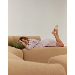 Divano Angolare Componibile 4 Posti In Boucle Sofia