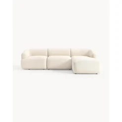 Divano Angolare Componibile 3 Posti In Boucle Sofia