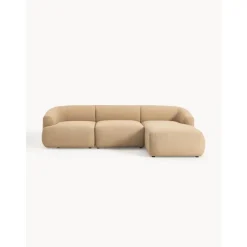 Divano Angolare Componibile 3 Posti In Boucle Sofia