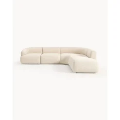 Divano Angolare Componibile 4 Posti In Boucle Sofia