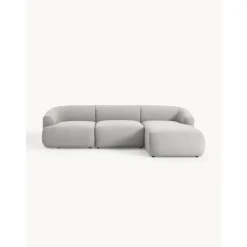 Divano Angolare Componibile 3 Posti In Boucle Sofia