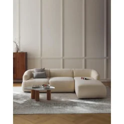 Divano Angolare Componibile 3 Posti In Teddy Sofia