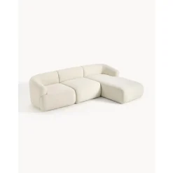Divano Angolare Componibile 3 Posti In Teddy Sofia