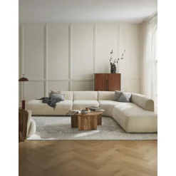 Divano Angolare Componibile 4 Posti In Teddy Sofia