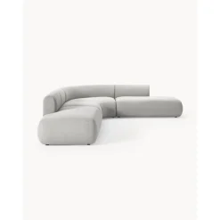 Divano Angolare Componibile 4 Posti In Boucle Sofia