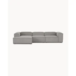 Divano Angolare Componibile In Velluto A Coste Lennon