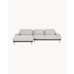 Divano Angolare Con Piedini In Metallo Brooks